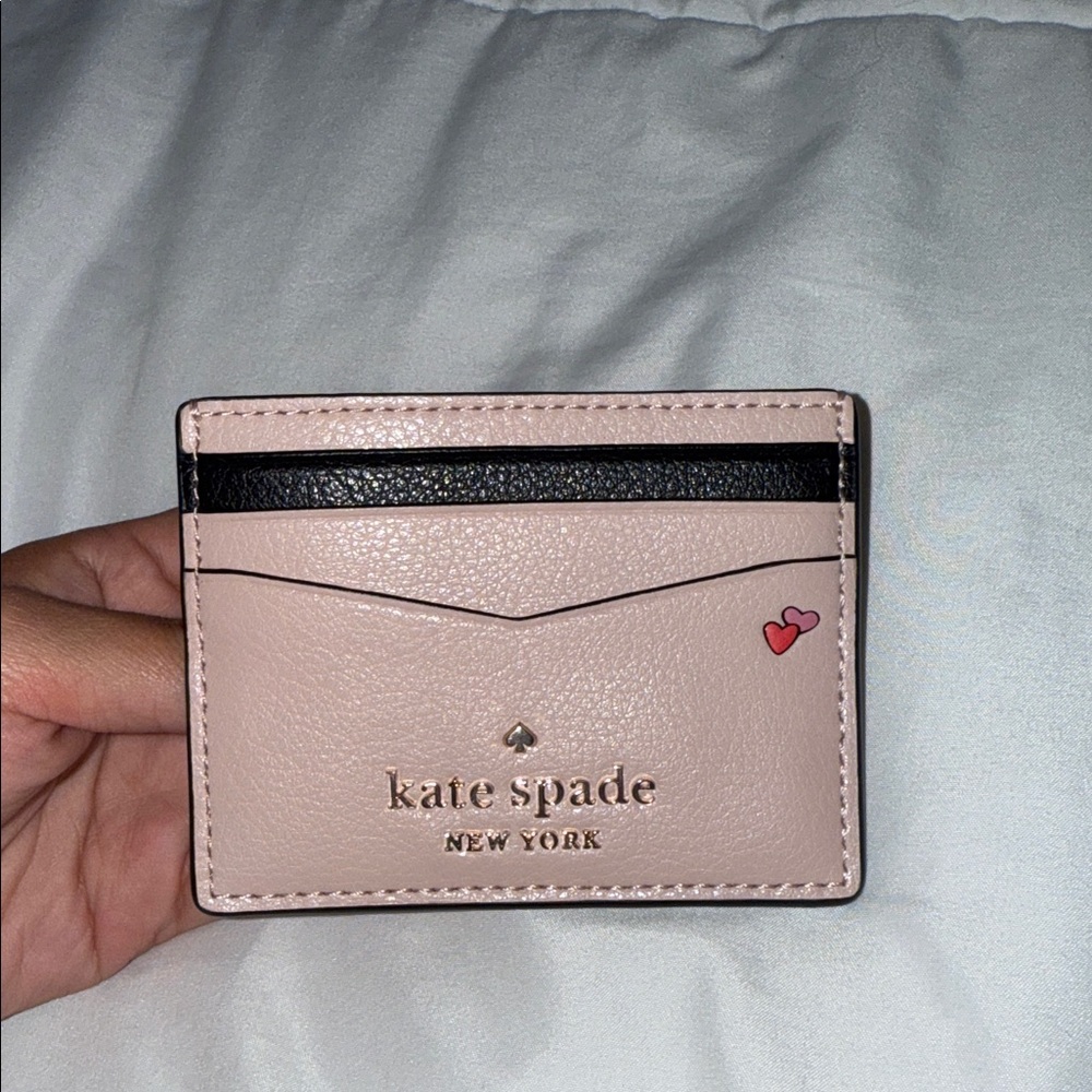 Kate Spade Pink and Black Card Holder